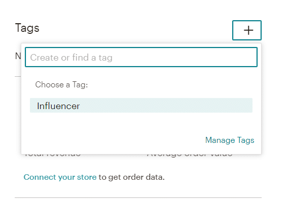 mailchimp tags